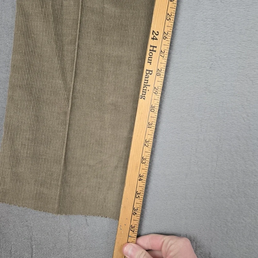 Jos. A. Bank Pants Mens 34 Unhemmed Corduroy‎ Windsor Executive Pleated NWT